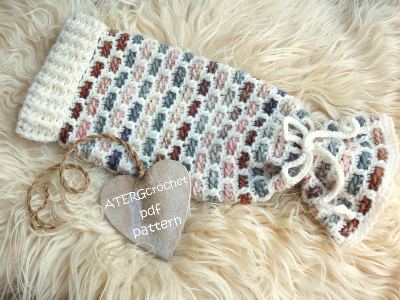 Crochet pattern COCOON NEWBORN by ATERGcrochet image 6