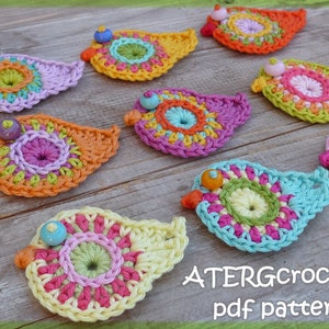 Crochet pattern BIRD key ring by ATERGcrochet image 3