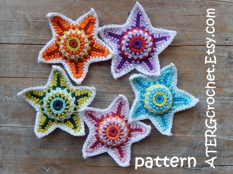 Crochet pattern STARFISH by ATERGcrochet image 2