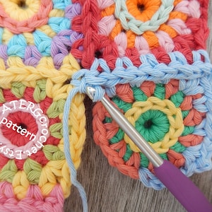 Crochet pattern POTHOLDER SQUARES by ATERGcrochet image 4