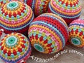 Crochet Christmas Ball Pattern \u2013 5 Sizes, Holiday Ornament (PDF Download)