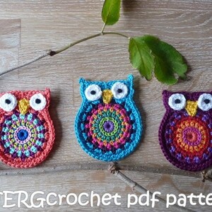 OWL crochet pattern by ATERGcrochet image 2