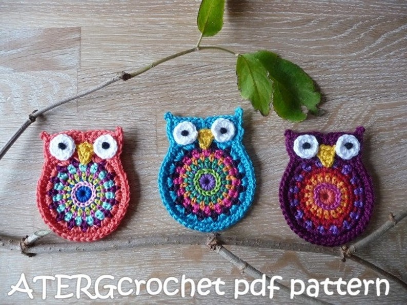 OWL crochet pattern by ATERGcrochet image 2