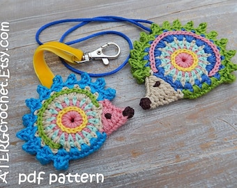 Crochet pattern HEDGEHOG ornaments by ATERGcrochet