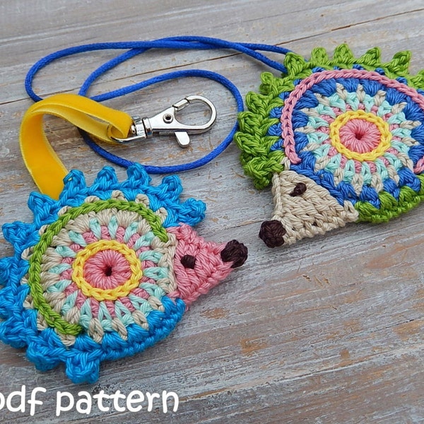 Crochet pattern HEDGEHOG ornaments by ATERGcrochet