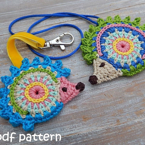 Hedgehog ornaments crochet pattern