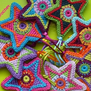 Crochet pattern STAR by ATERGcrochet image 1