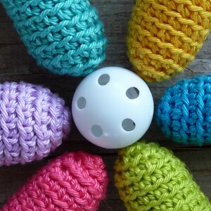 Crochet pattern flower baby rattle by ATERGcrochet image 4