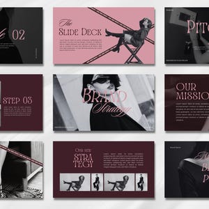 Minimalist Brand Presentation Template | 45 Canva Slides (Digital Download)