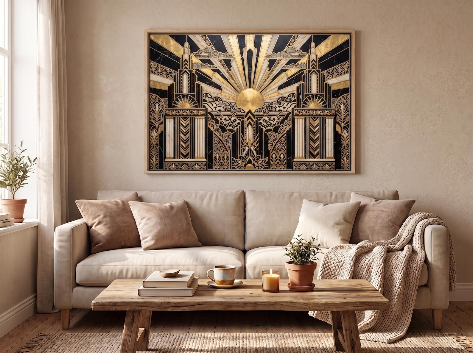 Art Deco Wall Art Black Gold Geometric Print Gatsby Luxury Decor art-deco-wall-art-black-gold-geometric-print-gatsby-luxury-decor