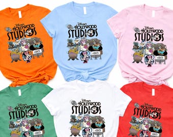 Hollywood Studios Shirt, Magical Park Vacation Tee, Retro Movie Theme Park Shirt, Family Matching Trip Outfit, Vintage Hollywood Castle Tees