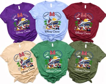 Disney Cruise 2026 shirt,Personalized Mickey,Minnie Vacation Shirt,Family Disney Cruise Shirts,Personalized Disney tee,Family Vacation Shirt