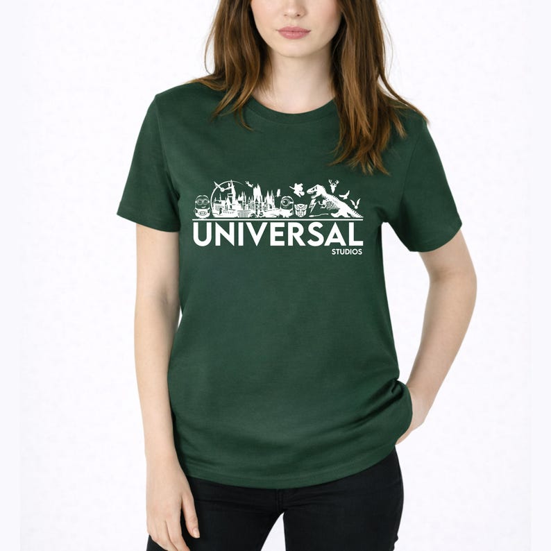 Camisetas de Universal Studios, camisetas para vacaciones familiares en Universal Orlando, conjuntos para viajes a parques temáticos de películas, ropa para vacaciones en grupo, camisetas para parques temáticos. imagen 11