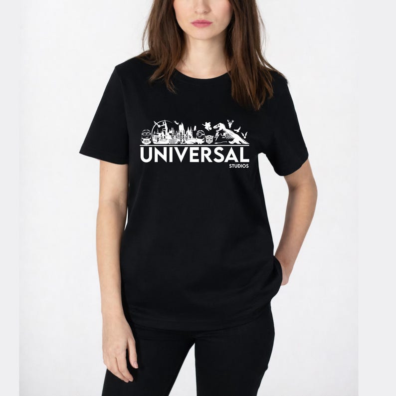 Camisetas de Universal Studios, camisetas para vacaciones familiares en Universal Orlando, conjuntos para viajes a parques temáticos de películas, ropa para vacaciones en grupo, camisetas para parques temáticos. imagen 8