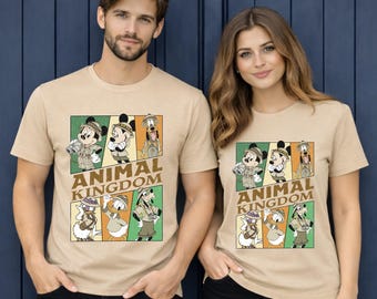 Safari Squad tees,Animal Kingdom Floral Tee,Retro Adventure Family Trip tee,Vintage Magical Vacation Tops,Safari Group Gift,Family Trip 2026