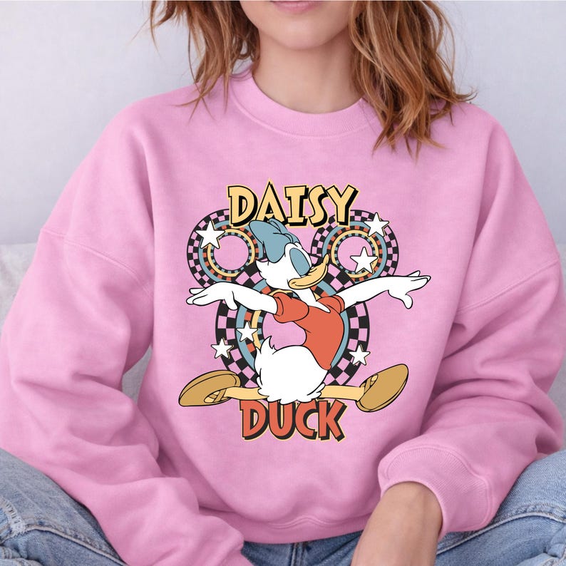 Mickey Family Vacation Sweatshirt,Custom Disney Family Trip 2026 Hoodie,Retro Disneyland Family Matching Hoodie,Checkered Mickey and Friends image 5