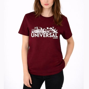 Camisetas de Universal Studios, camisetas para vacaciones familiares en Universal Orlando, conjuntos para viajes a parques temáticos de películas, ropa para vacaciones en grupo, camisetas para parques temáticos. imagen 9