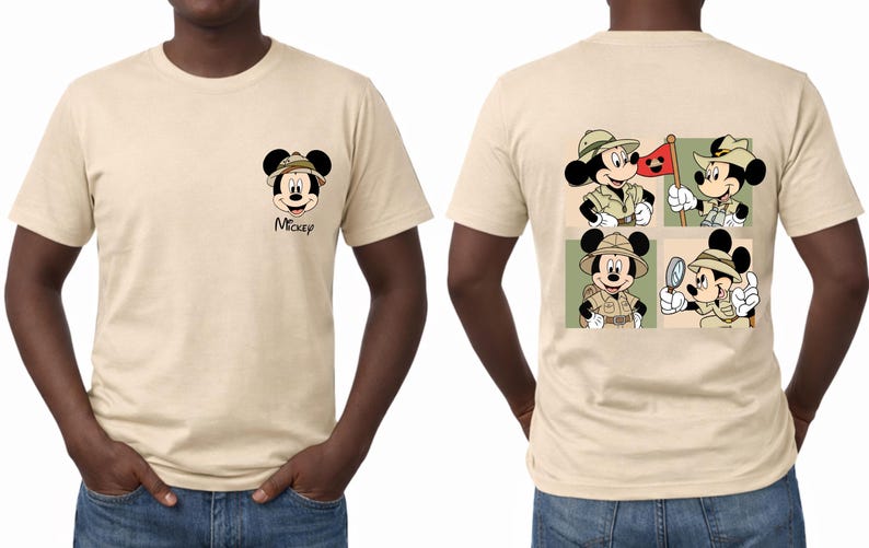 Safari Mickey Sweatshirts,Disney Family Vacation Hoodie,Animal Kingdom Trip Sweatshirt,Custom Disney Safari Sweatshirt,Mickey Mouse Explorer image 10