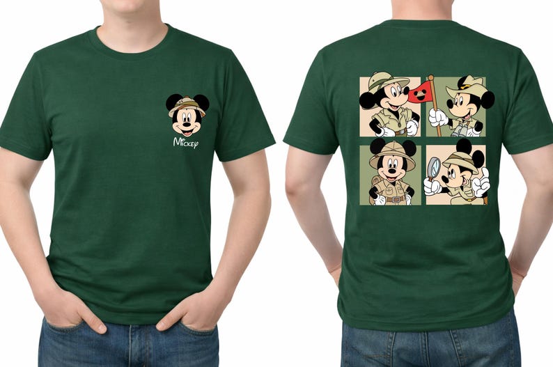 Safari Mickey Sweatshirts,Disney Family Vacation Hoodie,Animal Kingdom Trip Sweatshirt,Custom Disney Safari Sweatshirt,Mickey Mouse Explorer image 11