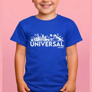 Camisetas de Universal Studios, camisetas para vacaciones familiares en Universal Orlando, conjuntos para viajes a parques temáticos de películas, ropa para vacaciones en grupo, camisetas para parques temáticos. imagen 14