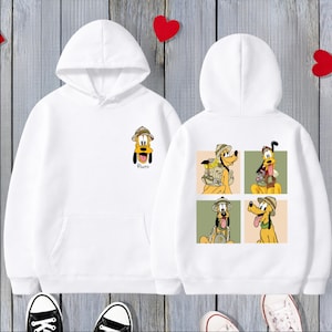 Pluto Safari Hoodie,Disney Animal Kingdom Sweatshirt,Safari Squad Hooded Sweater,Pluto Explorer,Disney Family Trip Hoodie,Disney World 2026 image 1