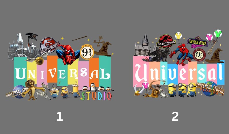 Sweat-shirts à capuche universels pastel rétro, sweat-shirt famille Spider-Man et Minions, vêtements icônes du film universels, cadeaux de vacances assortis image 3