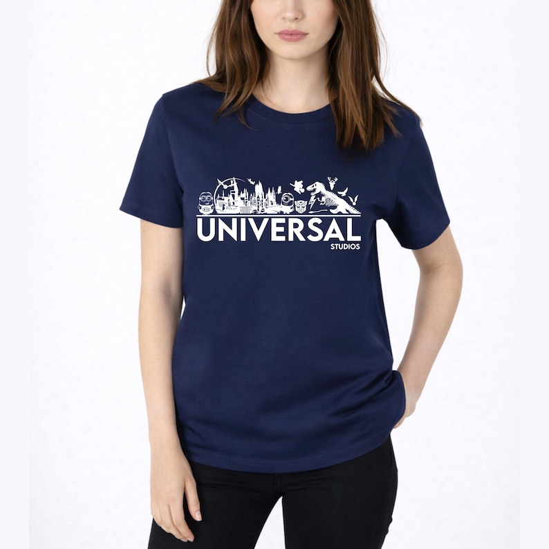 Camisetas de Universal Studios, camisetas para vacaciones familiares en Universal Orlando, conjuntos para viajes a parques temáticos de películas, ropa para vacaciones en grupo, camisetas para parques temáticos. imagen 12