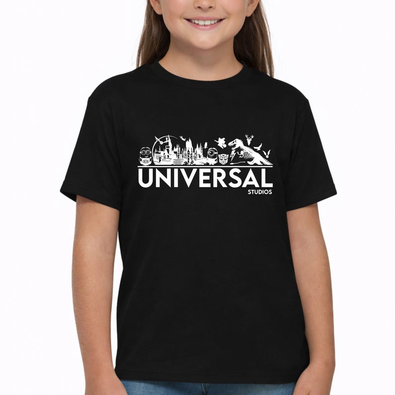 Camisetas de Universal Studios, camisetas para vacaciones familiares en Universal Orlando, conjuntos para viajes a parques temáticos de películas, ropa para vacaciones en grupo, camisetas para parques temáticos. imagen 13