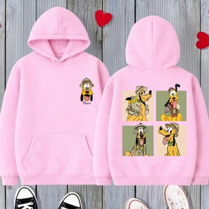 Pluto Safari Hoodie,Disney Animal Kingdom Sweatshirt,Safari Squad Hooded Sweater,Pluto Explorer,Disney Family Trip Hoodie,Disney World 2026 image 7