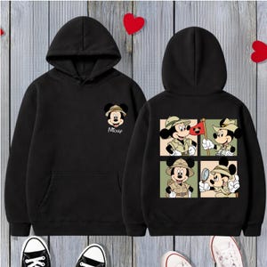 Safari Mickey Sweatshirts,Disney Family Vacation Hoodie,Animal Kingdom Trip Sweatshirt,Custom Disney Safari Sweatshirt,Mickey Mouse Explorer image 9
