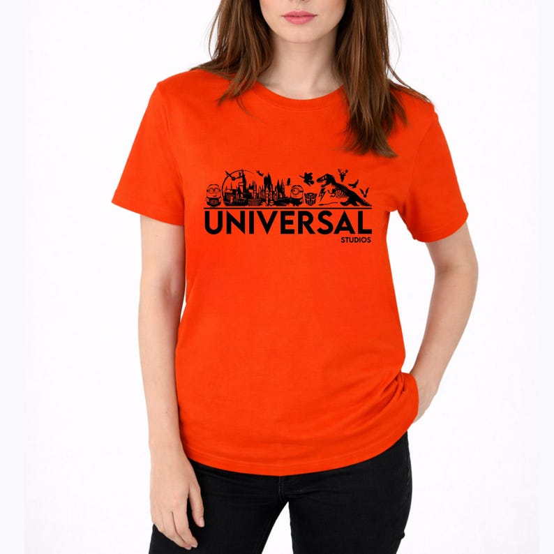 Camisetas de Universal Studios, camisetas para vacaciones familiares en Universal Orlando, conjuntos para viajes a parques temáticos de películas, ropa para vacaciones en grupo, camisetas para parques temáticos. imagen 10
