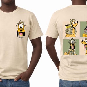 Pluto Safari Hoodie,Disney Animal Kingdom Sweatshirt,Safari Squad Hooded Sweater,Pluto Explorer,Disney Family Trip Hoodie,Disney World 2026 image 11