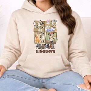 Safari Mickey Minnie Hoodies,Disney Family Trip Sweatshirts,Animal Kingdom Hooded Sweater,Disney Safari Hoodies,Disney World Family Outfits image 7