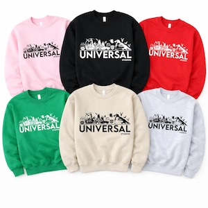 Camisetas de Universal Studios, camisetas para vacaciones familiares en Universal Orlando, conjuntos para viajes a parques temáticos de películas, ropa para vacaciones en grupo, camisetas para parques temáticos. imagen 16