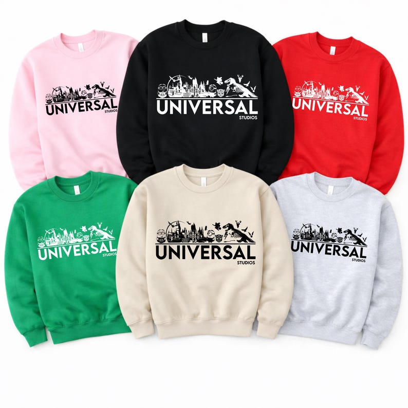 Camisetas de Universal Studios, camisetas para vacaciones familiares en Universal Orlando, conjuntos para viajes a parques temáticos de películas, ropa para vacaciones en grupo, camisetas para parques temáticos. imagen 16