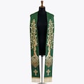 Celtic Clergy Stole Hand Embroidered Tree of Life Knotwork Ordinary Time Priest Vestment Ordination Gift product logo