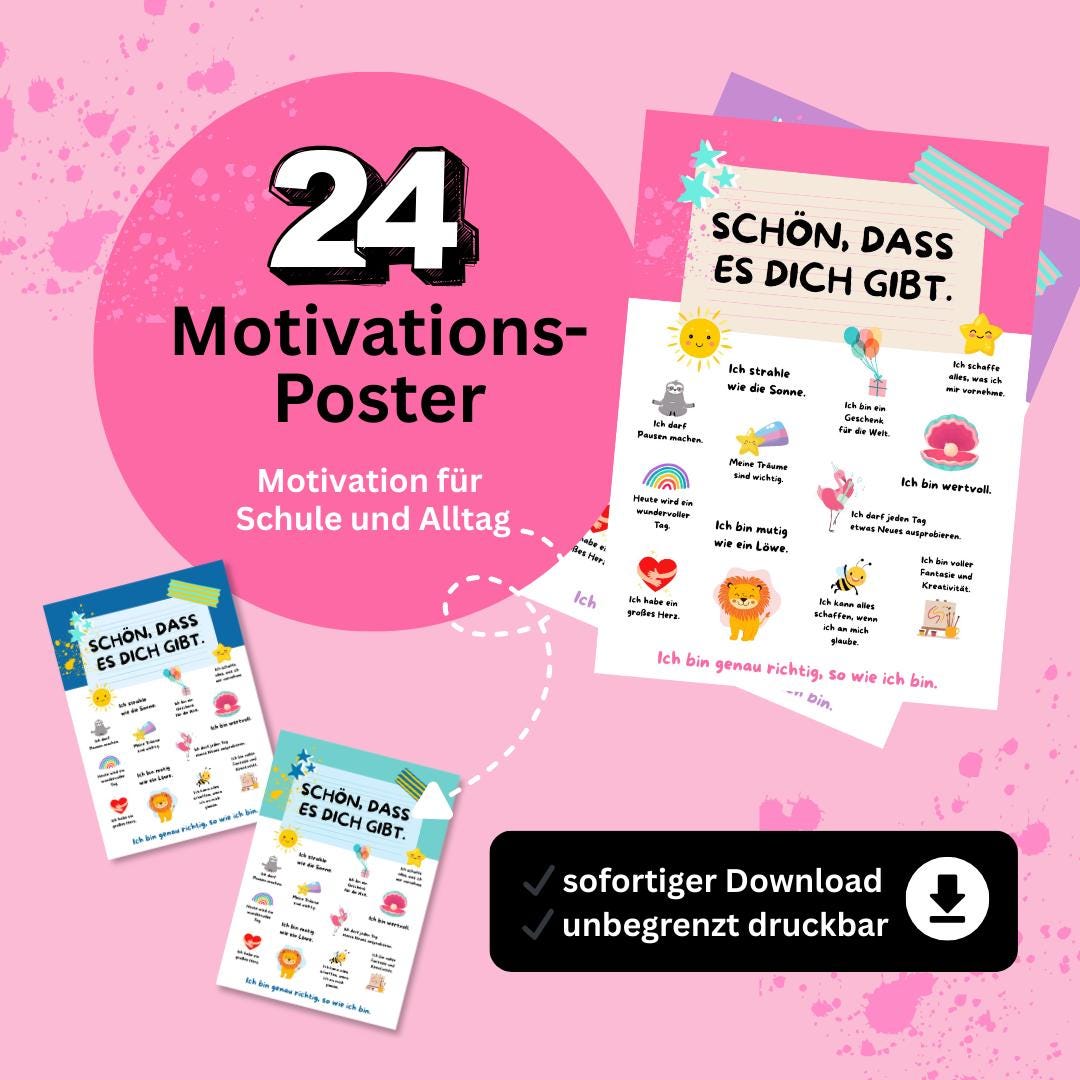 Motivational Posters for Kids | Positive Affirmations for the Children ...