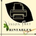 VisionArtPrintables store logo