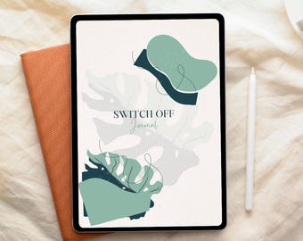 Switch Off Digital Detox Journal: Screen Time Reset, Mindfulness Workbook (17 Page PDF Download)
