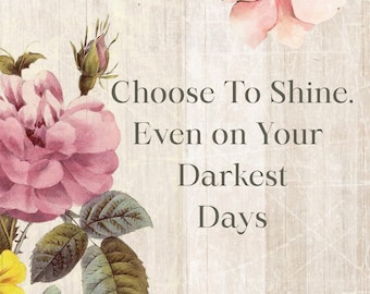 Motivational/Inspirational Wall Art (A4 PDF Download)