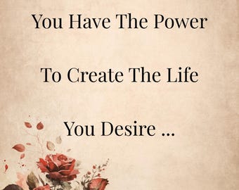 Motivational/Inspirational Wall Art (A4 PDF Download)