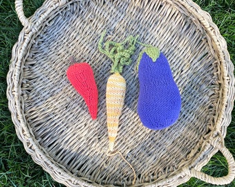 Heirloom Veggies Vegetable Knit Play Food Set