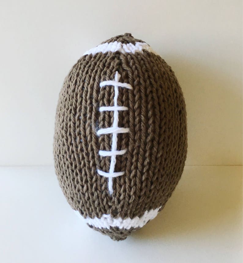 Mini Knit Football Plush Toy Etsy