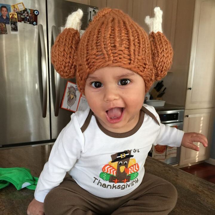 Knit Turkey Leg Hat 4 Sizes Available 