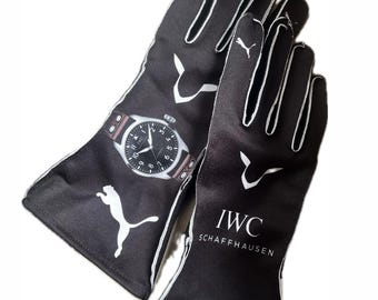 Palladium-braune Handschuhe mit langem Griff