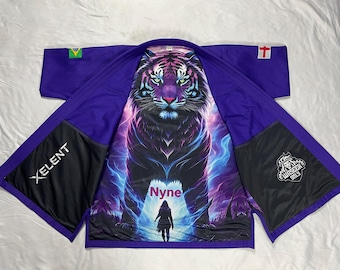 Purple BJJ Gi Custom | Brazilian Jiu Jitsu Kimono | Lightweight Training Gi