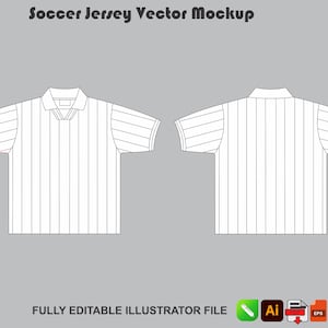 Mockup vettoriale di maglia da calcio streetwear, modello di maglia da calcio con pacchetto tecnico, schizzo di moda AI PNG