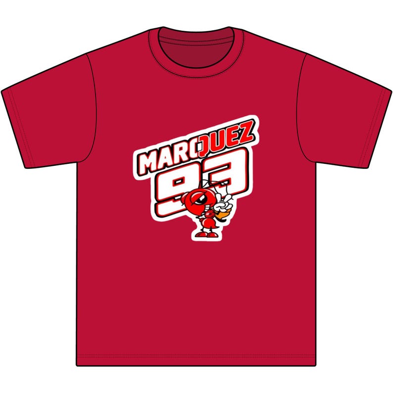 Marc Marquez 93 MotoGP T-Shirt Ducati 2025 World Champion Tee Fan Apparel image 12