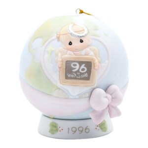 Precious Moments Peace On Earth...Anyway Enesco Porcelain Ornament 1996