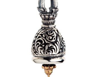 chiwanji 10Pcs Tibetan Silver Christmas Bell Charms Pendants for Jewelry Making Creating and Embellishing chiwanji 10Pcs Tibetan Silver Christmas Bell Charms Pendants for Jewelry Making Creating and Embellishing